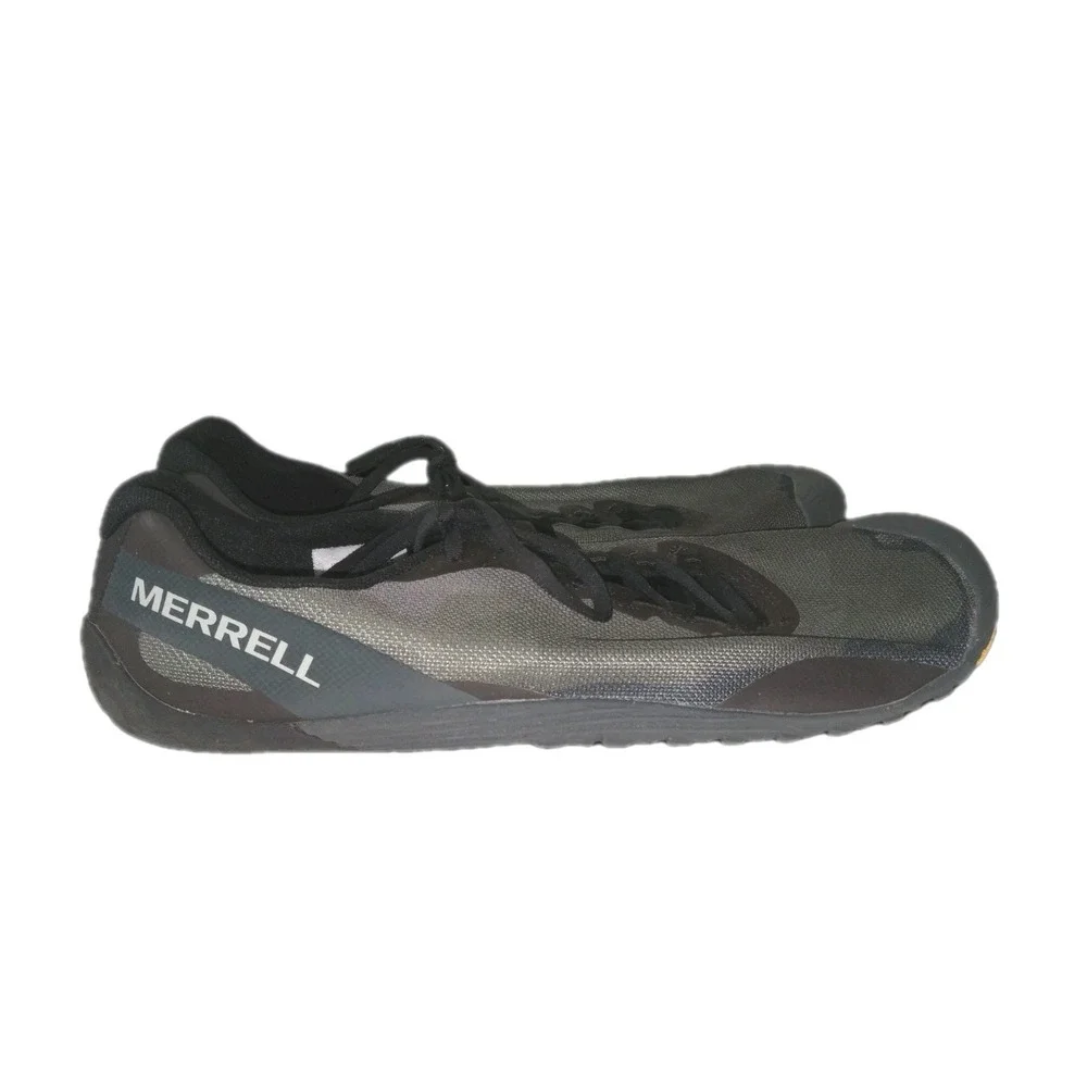 Merrell‎ Men's Gray Vapor Glove 4 Barefoot Trail Running Shoes Size 14